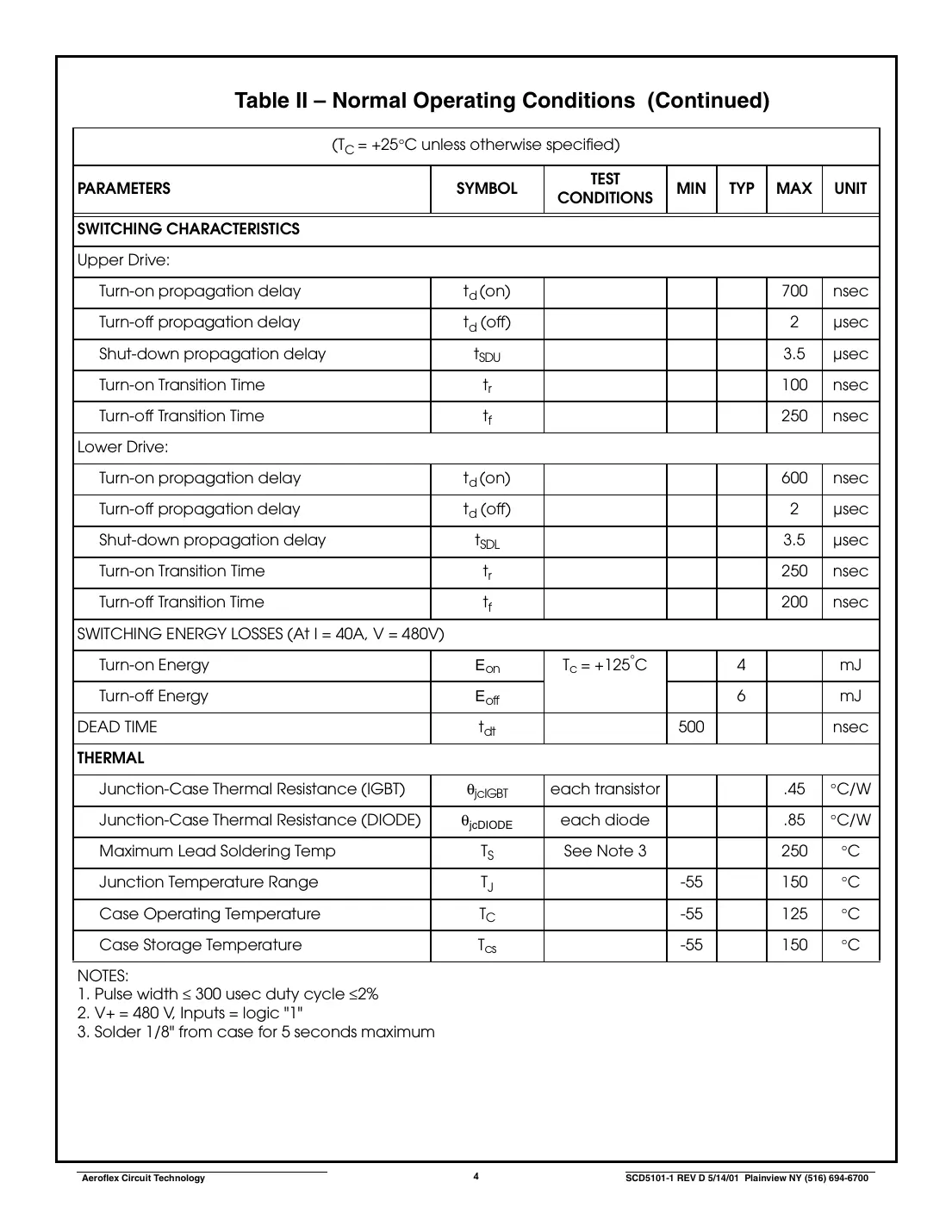 act5101-1 Datasheet Page 4