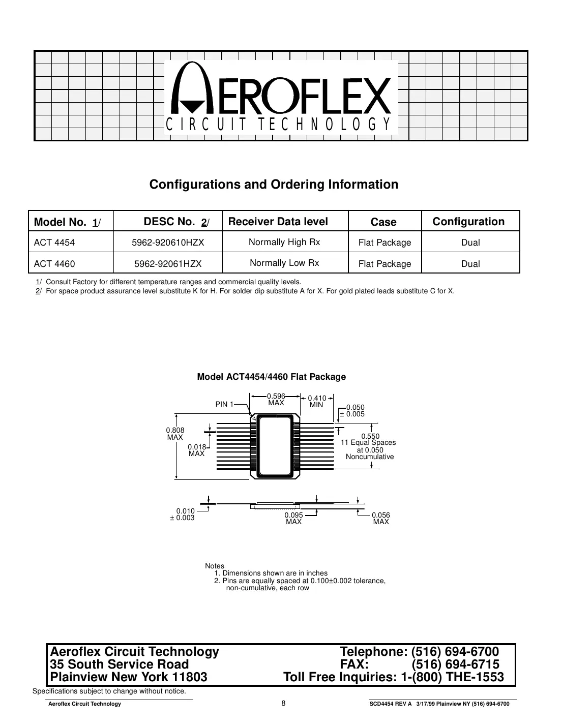 act4454 Datasheet Page 8
