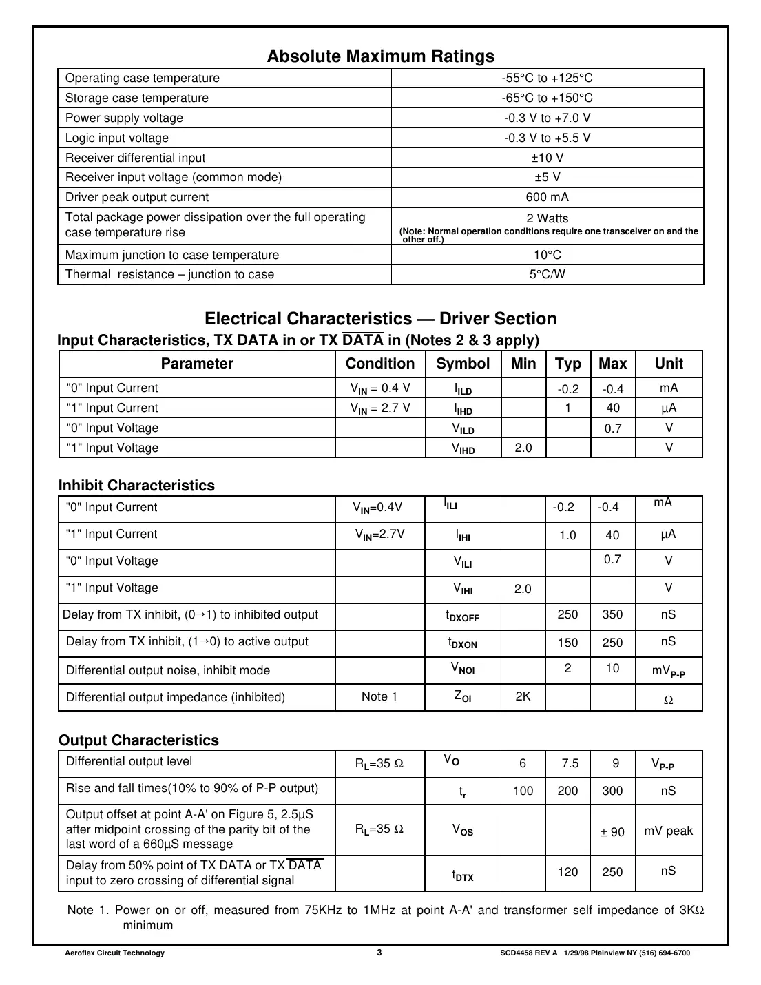 act4458 Datasheet Page 3