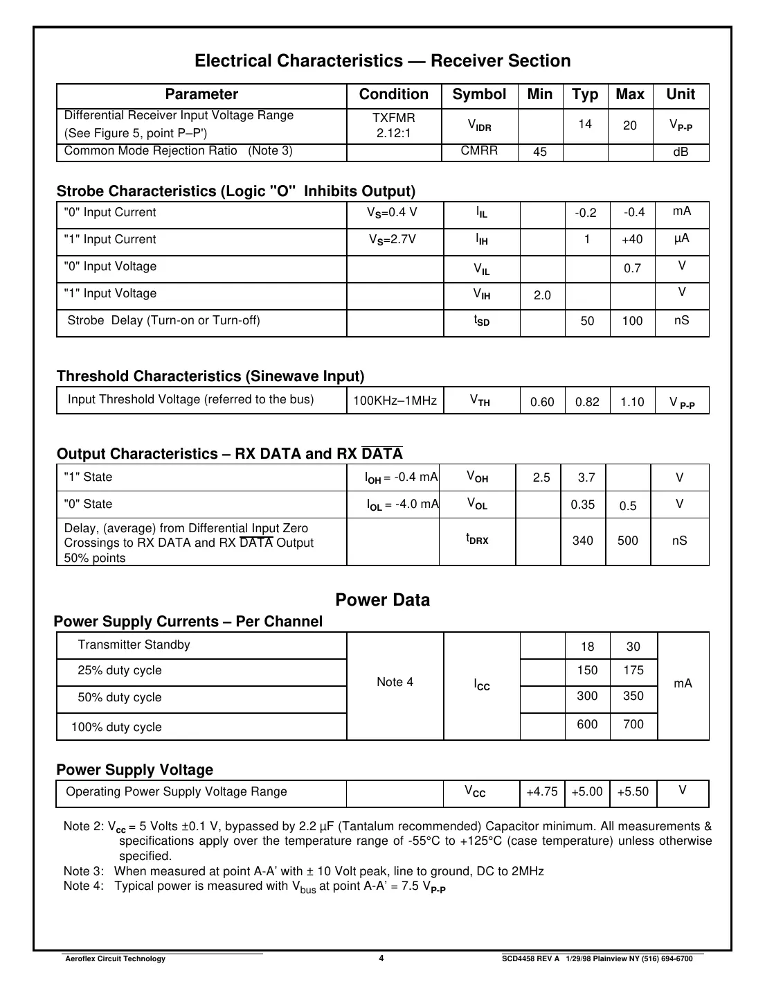 act4458 Datasheet Page 4