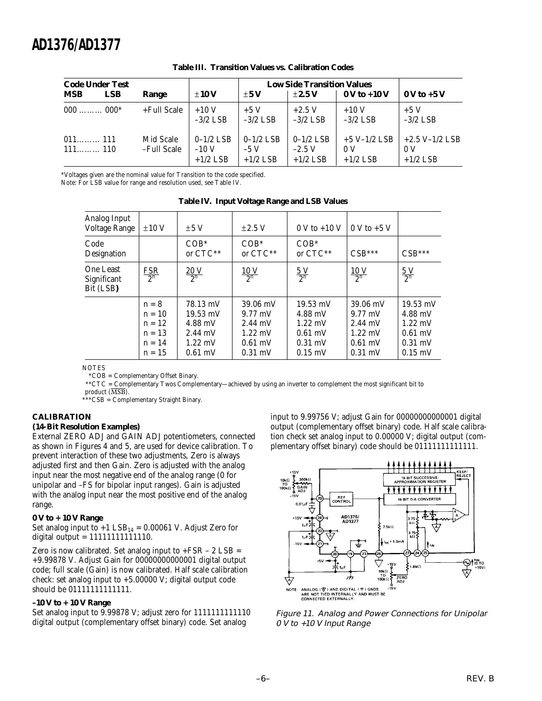 ad1376 Datasheet Page 6