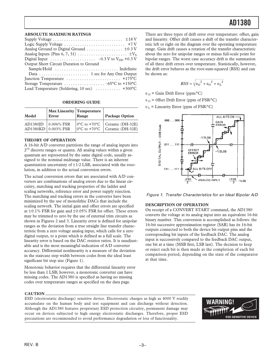 ad1380 Datasheet Page 3