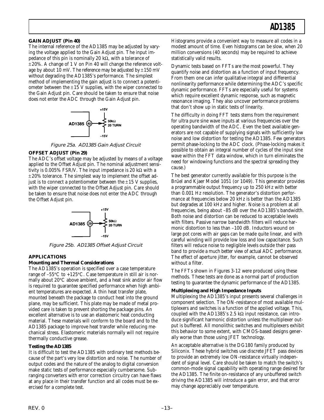 ad1385 Datasheet Page 13
