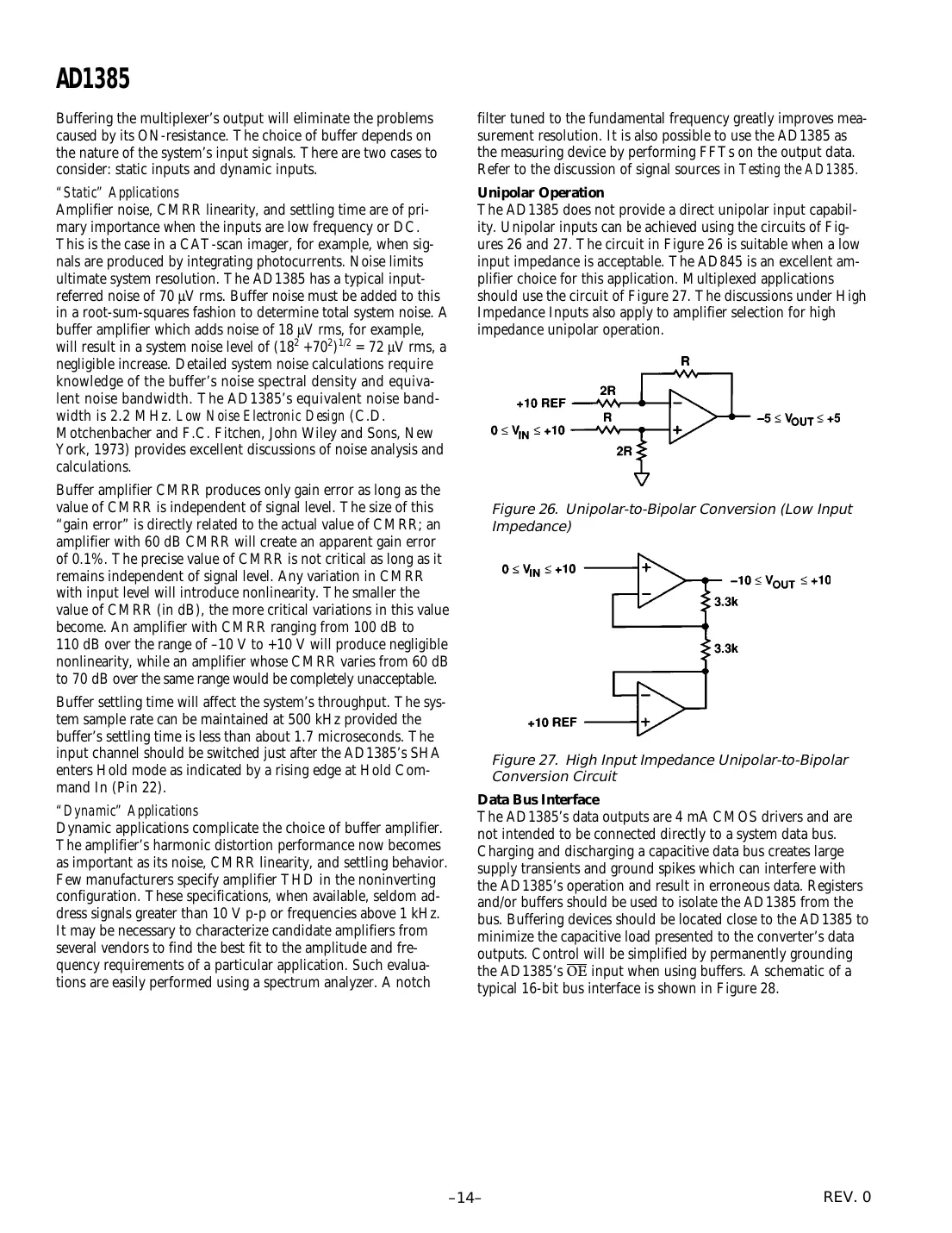 ad1385 Datasheet Page 14