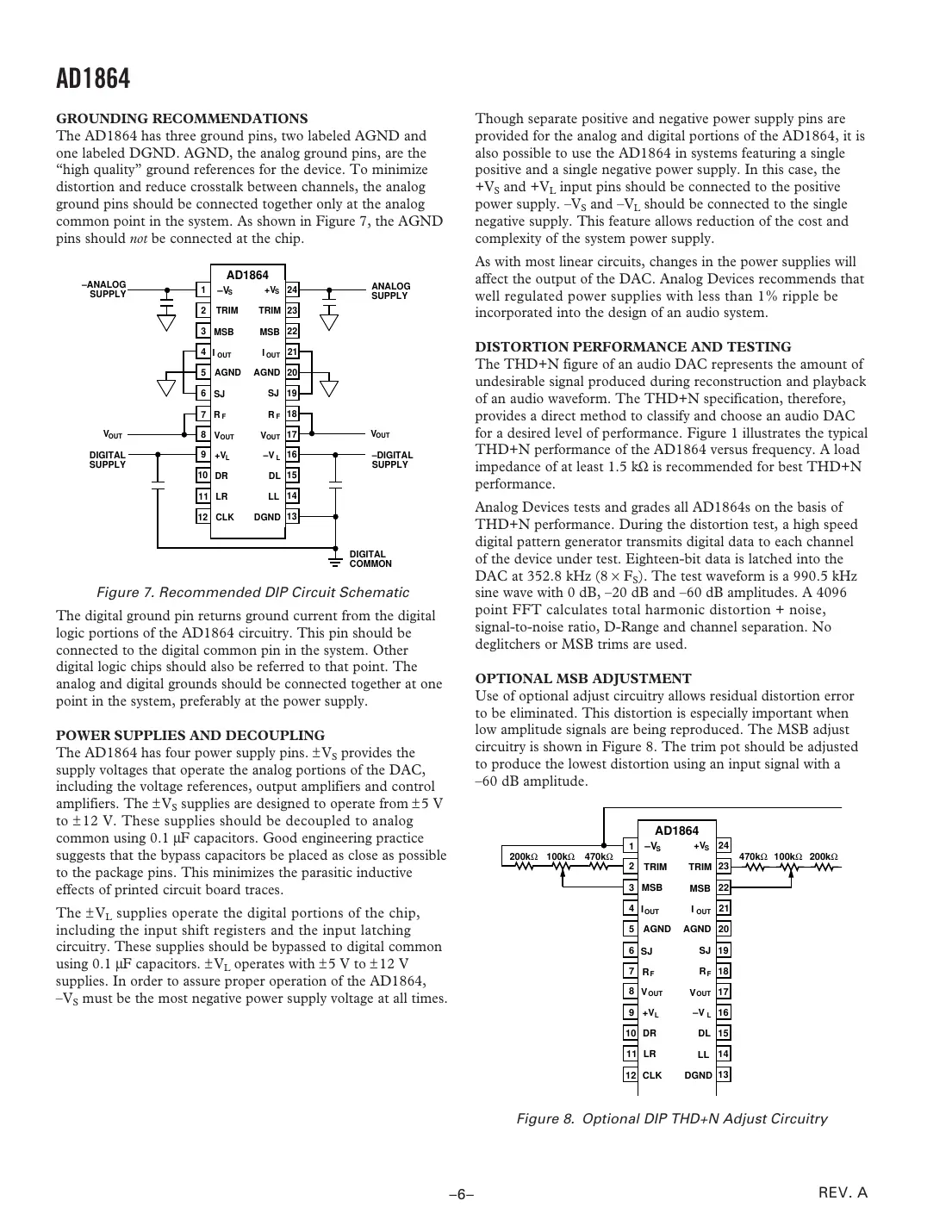 ad1864 Datasheet Page 6