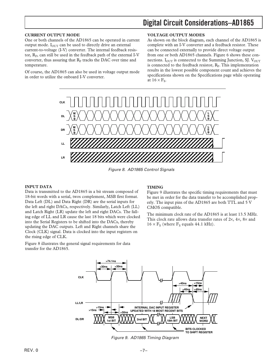 ad1865 Datasheet Page 7