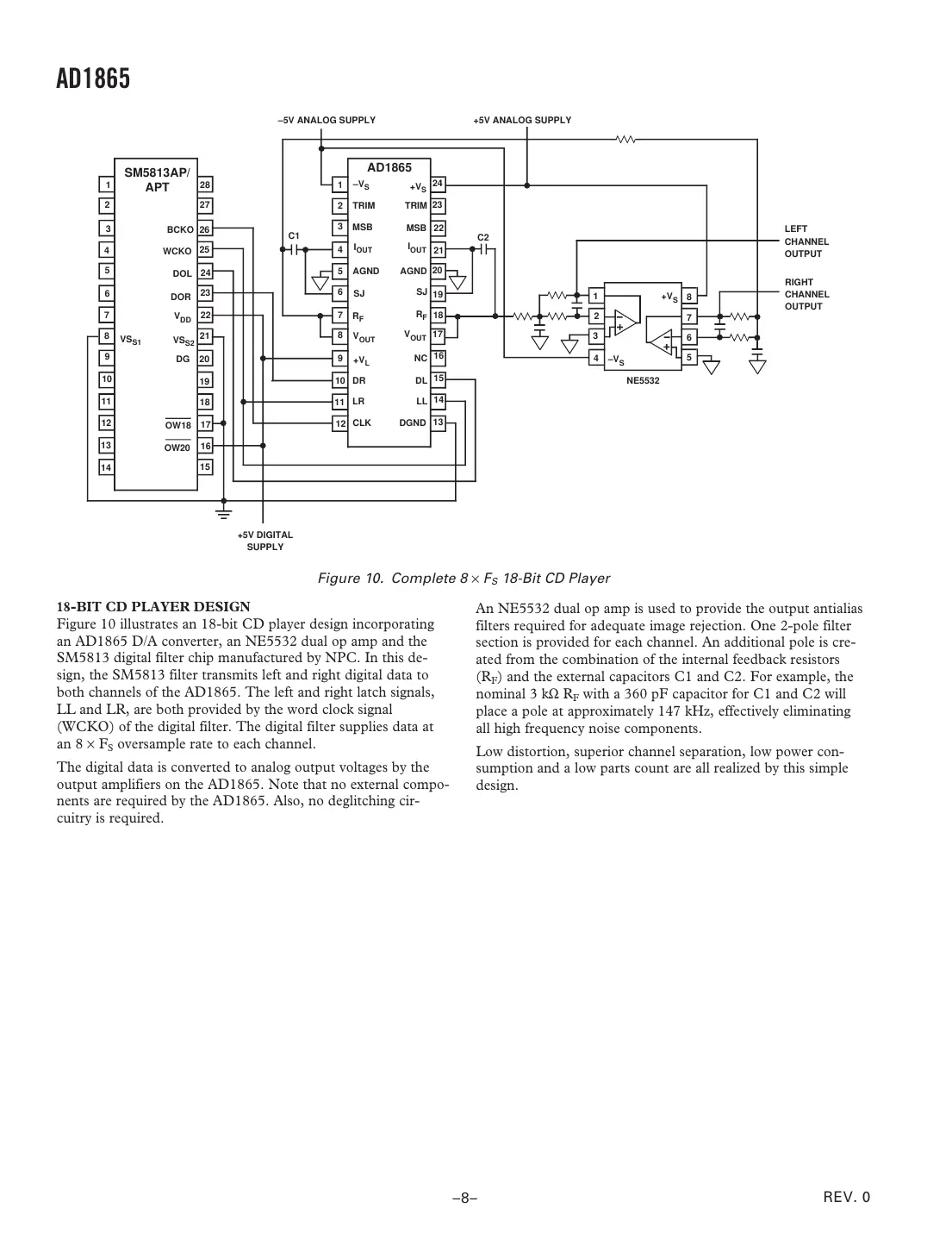 ad1865 Datasheet Page 8
