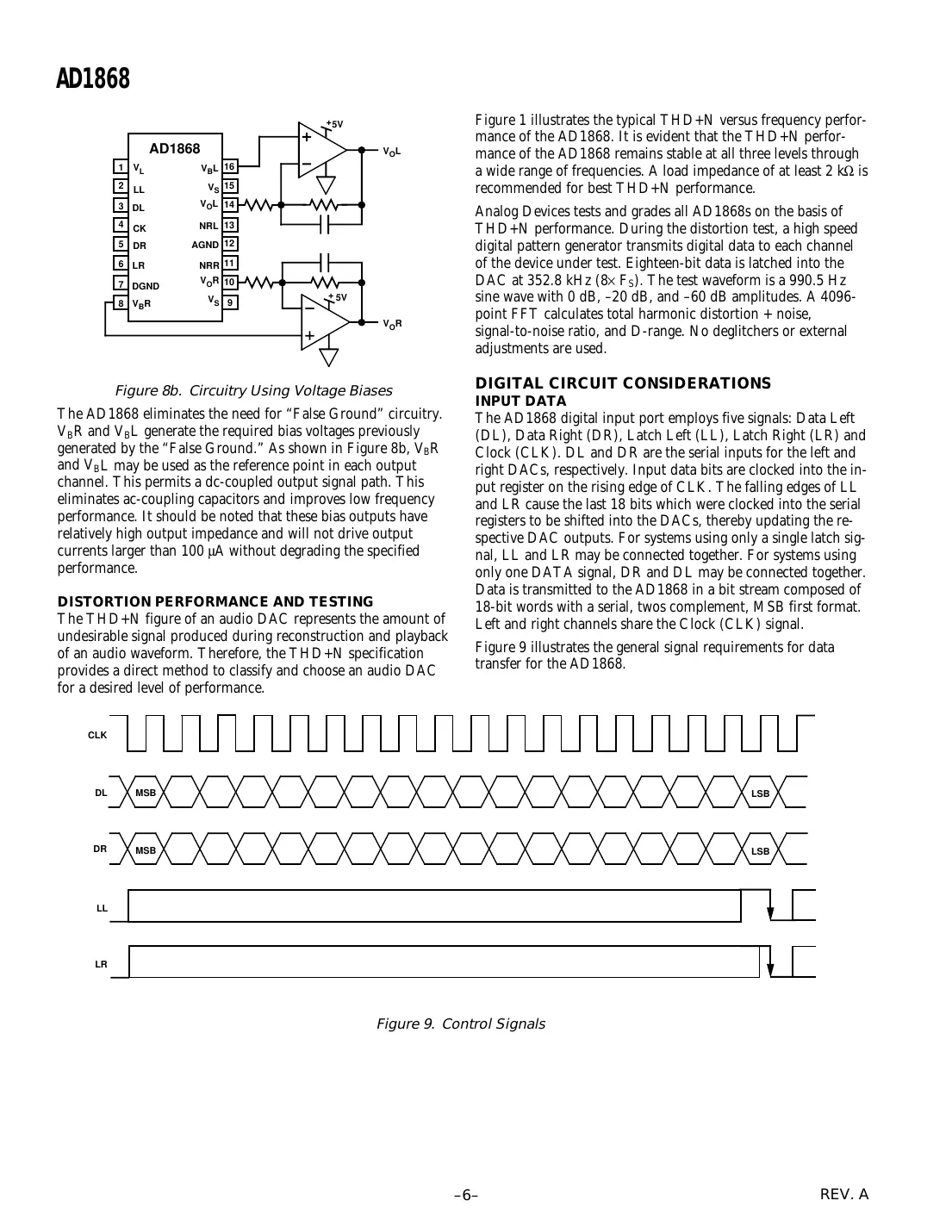 ad1868 Datasheet Page 6