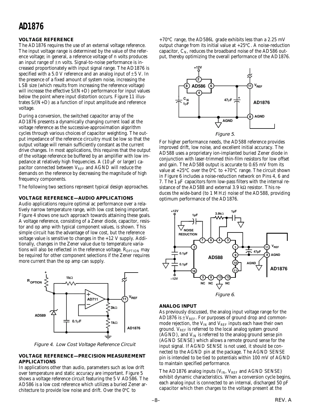 ad1876 Datasheet Page 8