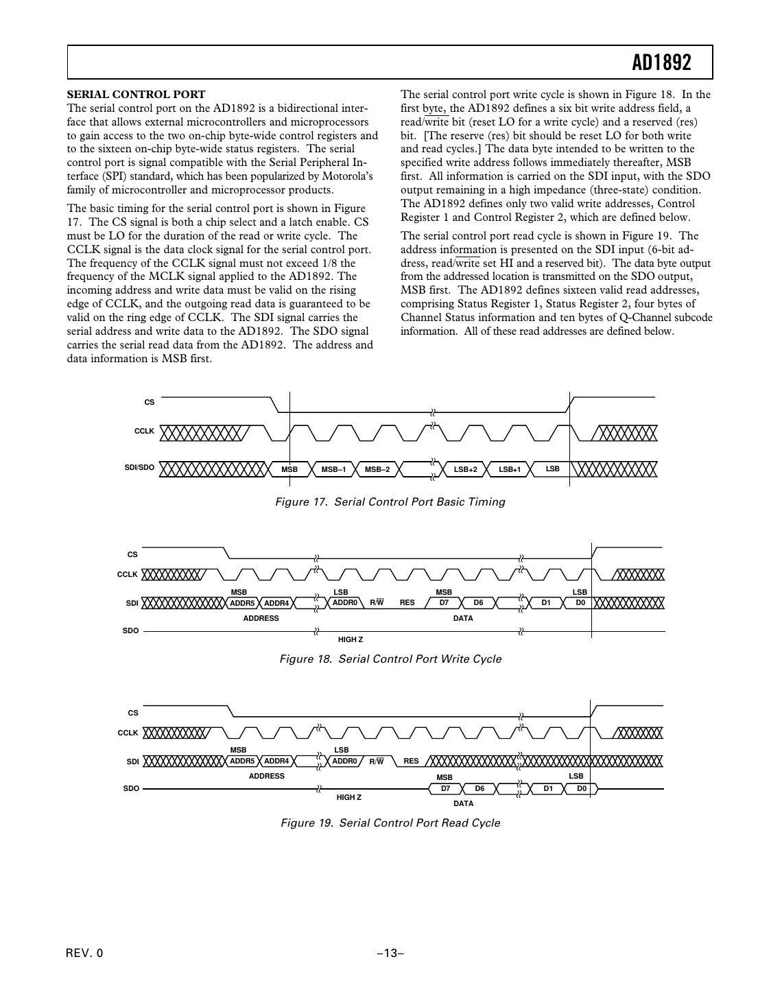 ad1892 Datasheet Page 13