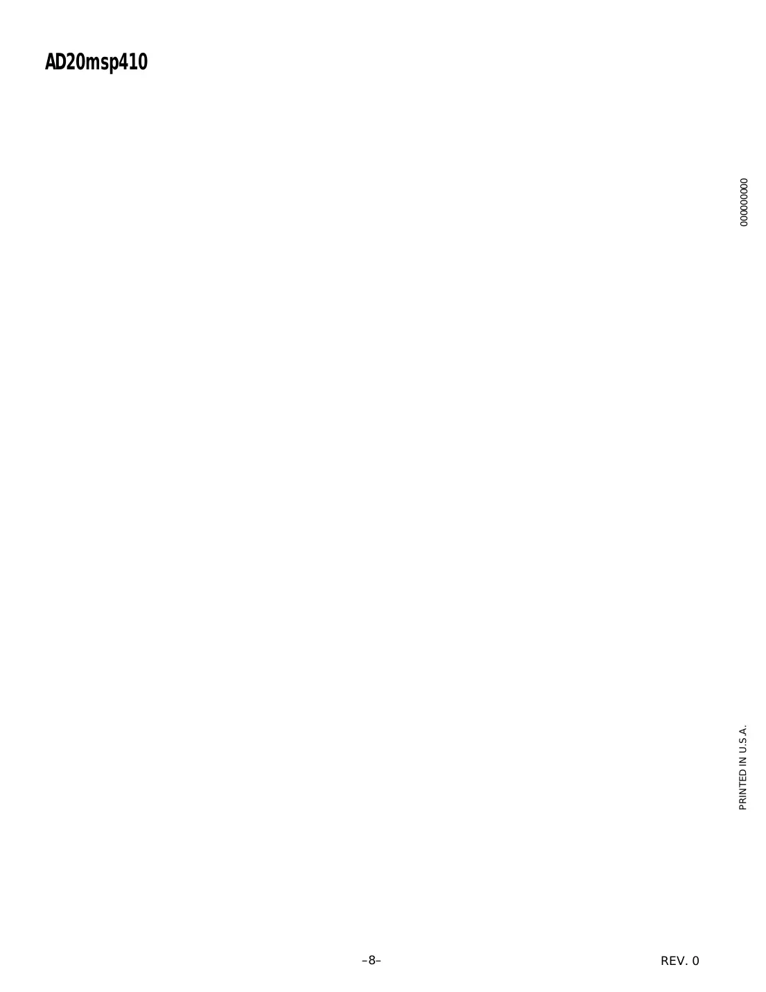 ad20msp410 Datasheet Page 8