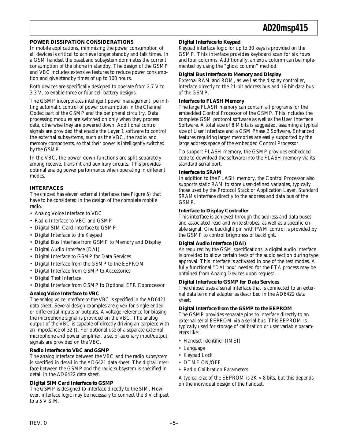 ad20msp415 Datasheet Page 5