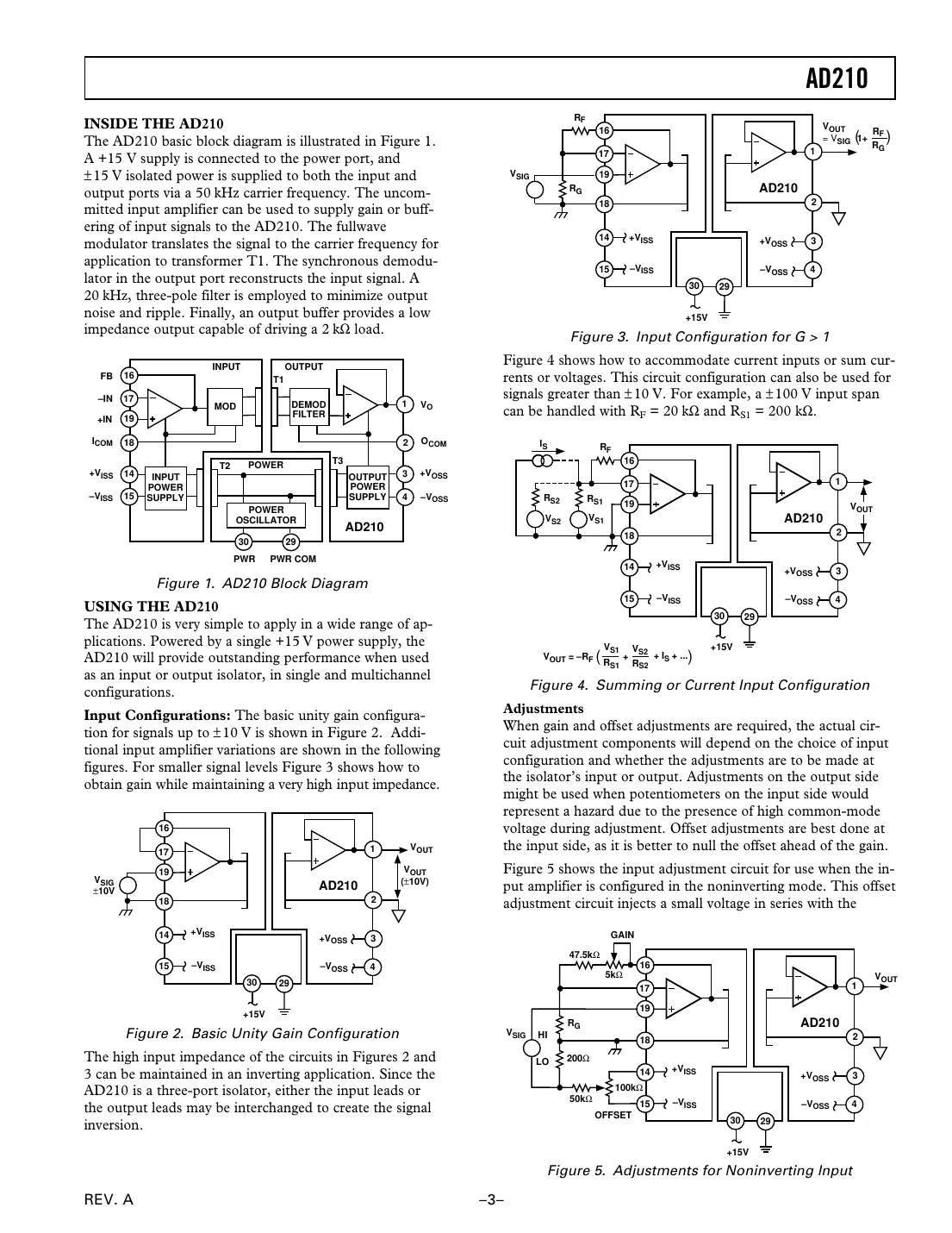 ad210 Datasheet Page 3