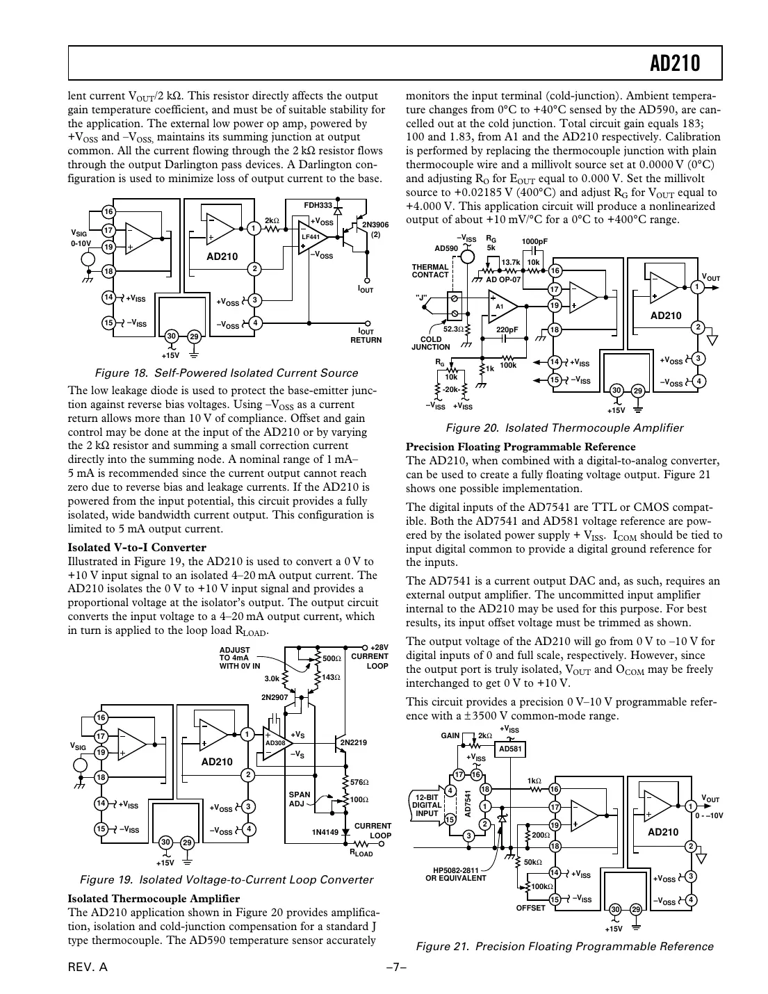 ad210 Datasheet Page 7