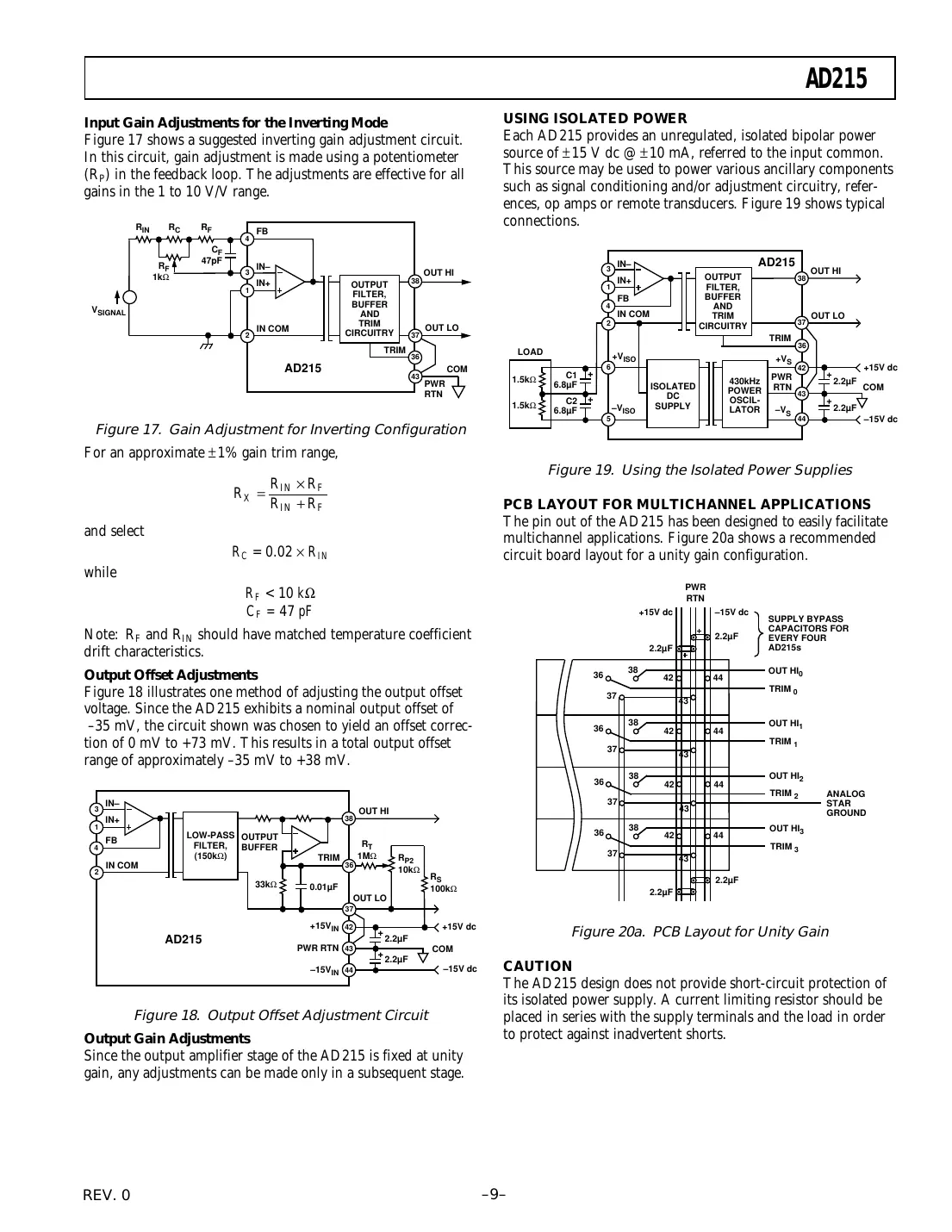 ad215 Datasheet Page 9