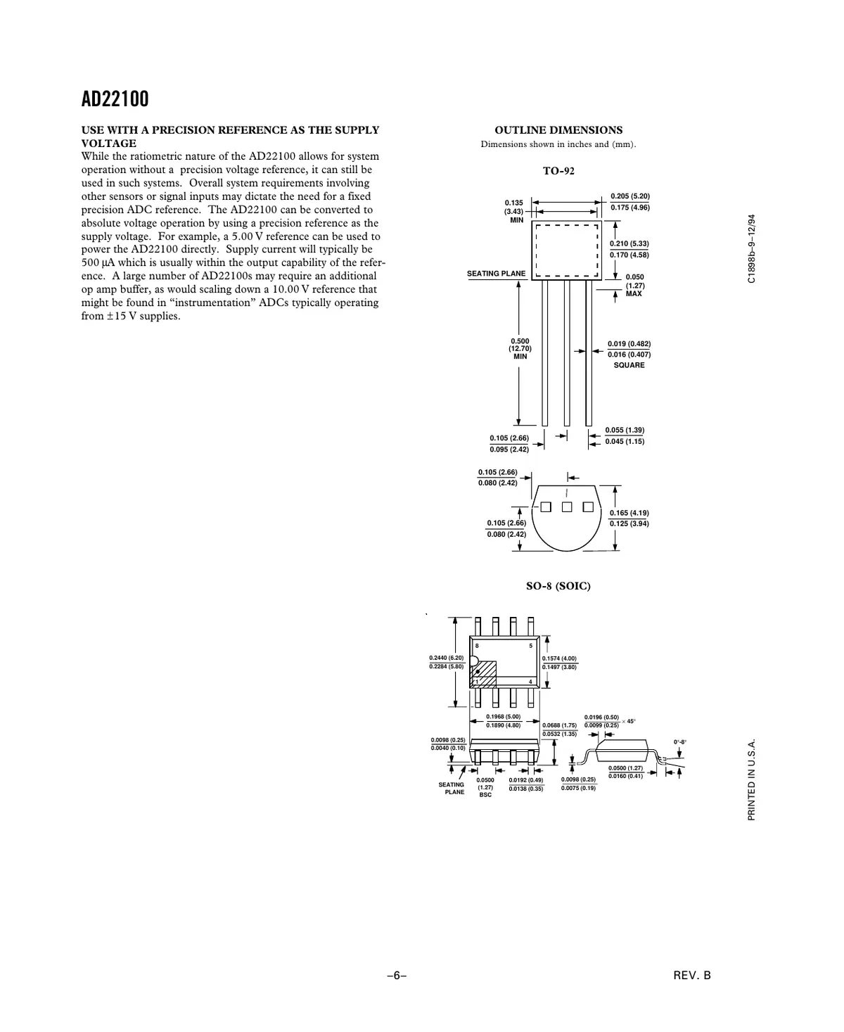 ad22100 Datasheet Page 6