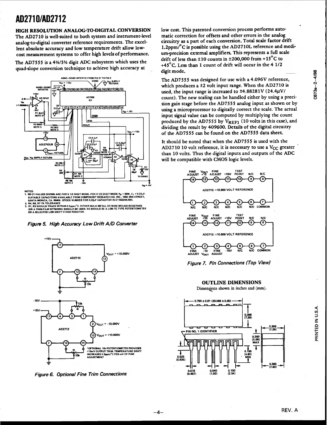 ad2710 Datasheet Page 4