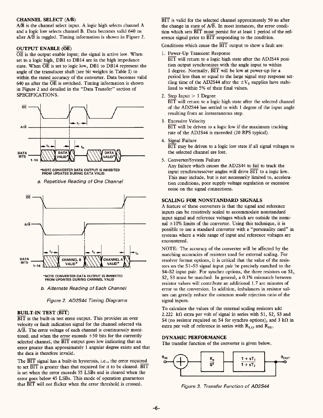 ad2s44 Datasheet Page 6