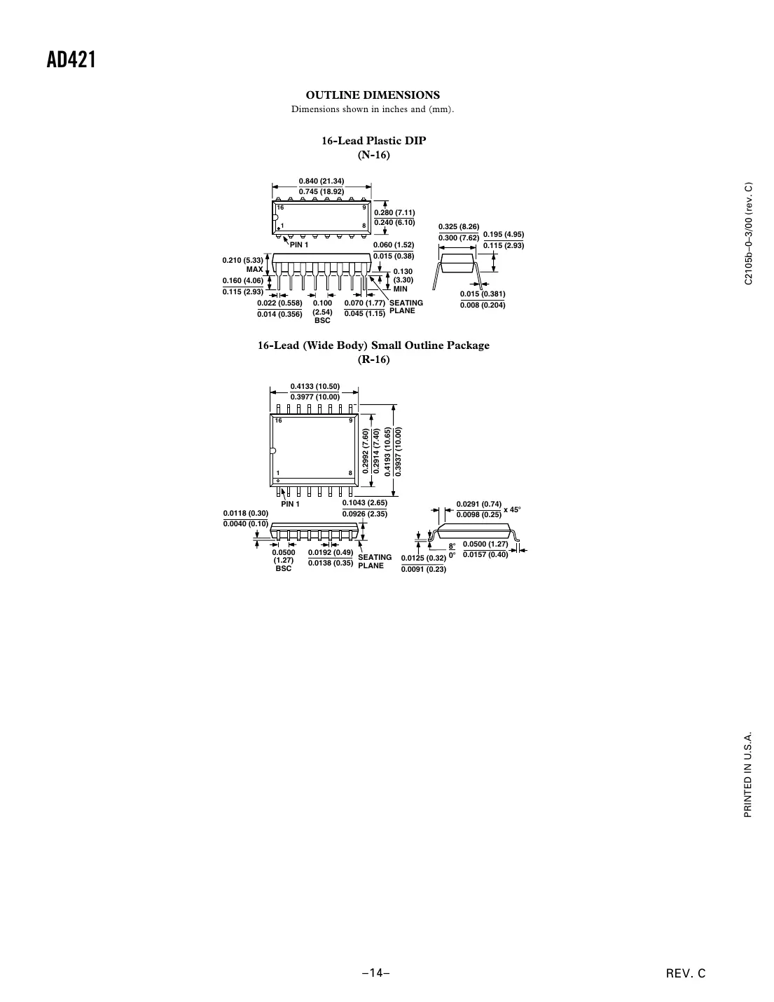 ad421 Datasheet Page 14