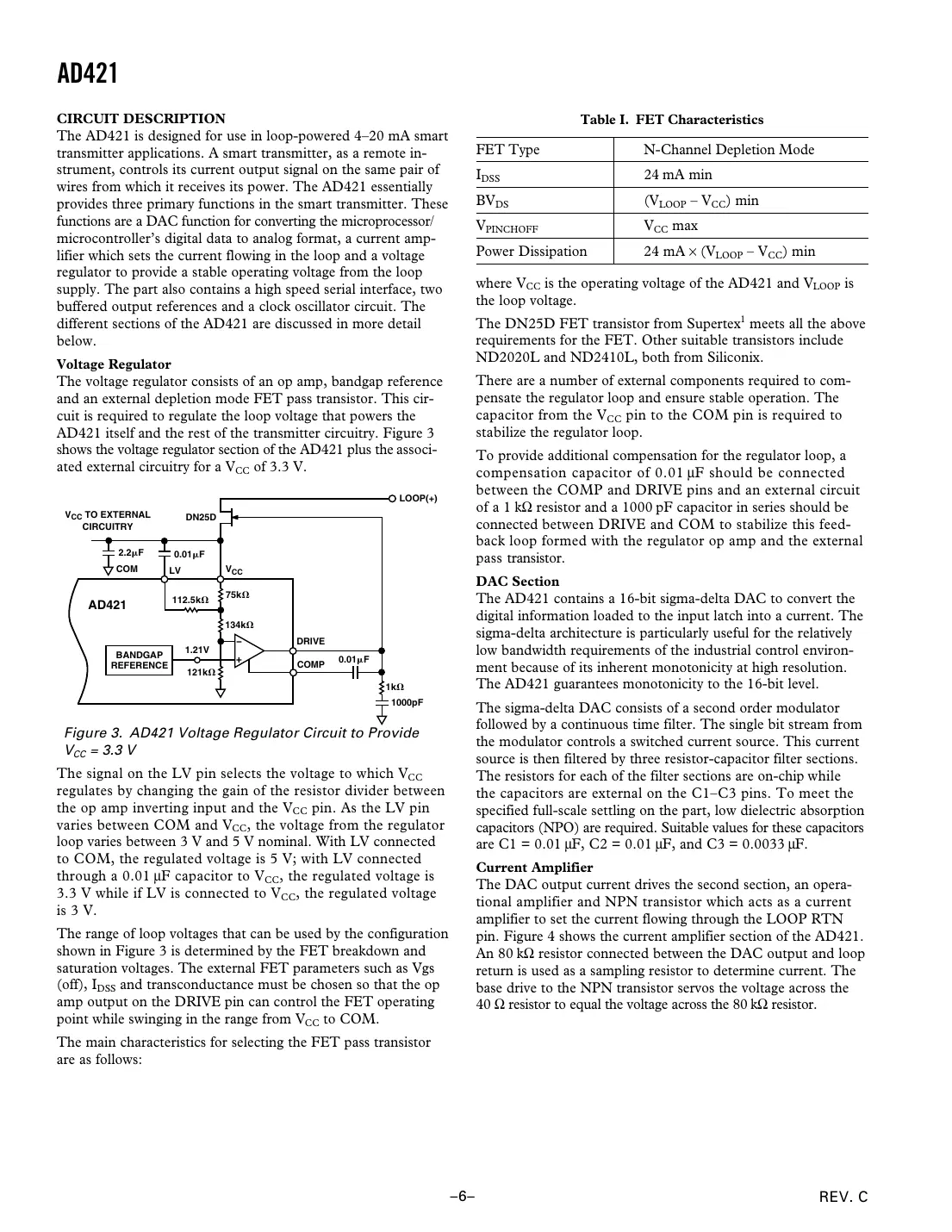 ad421 Datasheet Page 6