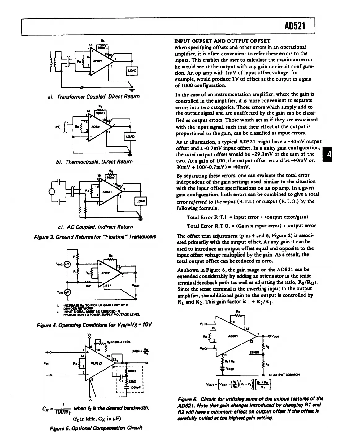 ad521 Datasheet Page 5