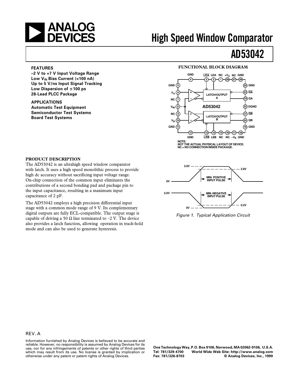 ad53042 Datasheet Page 1