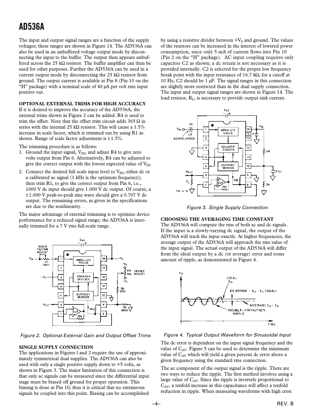 ad536a Datasheet Page 4