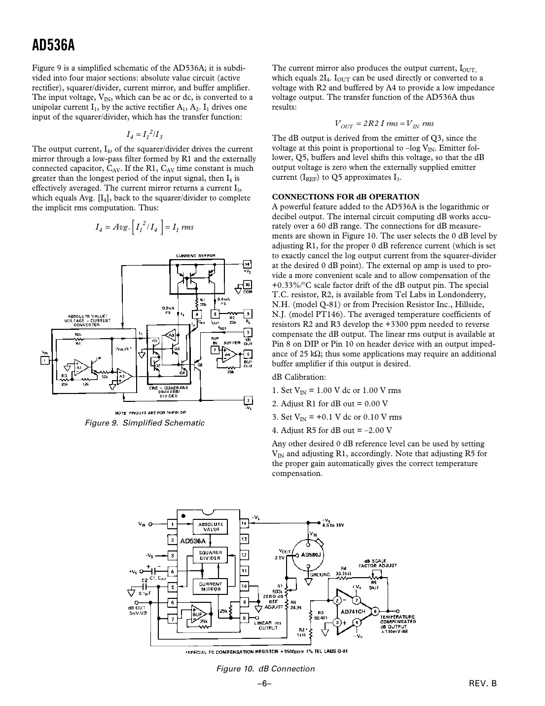 ad536a Datasheet Page 6