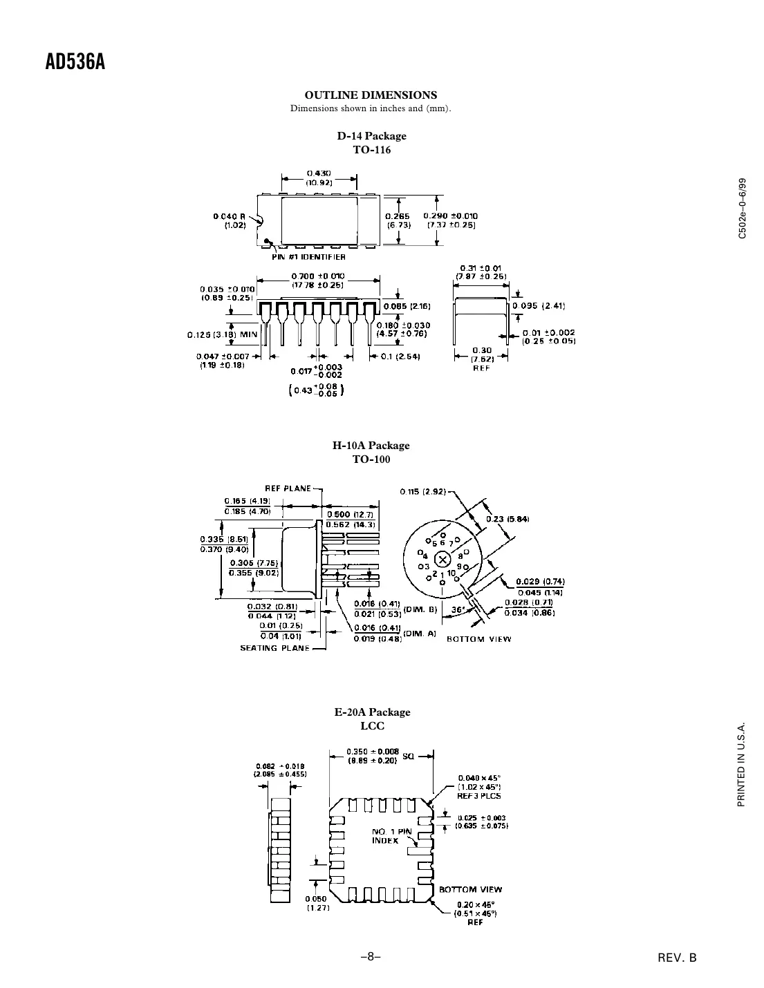 ad536a Datasheet Page 8