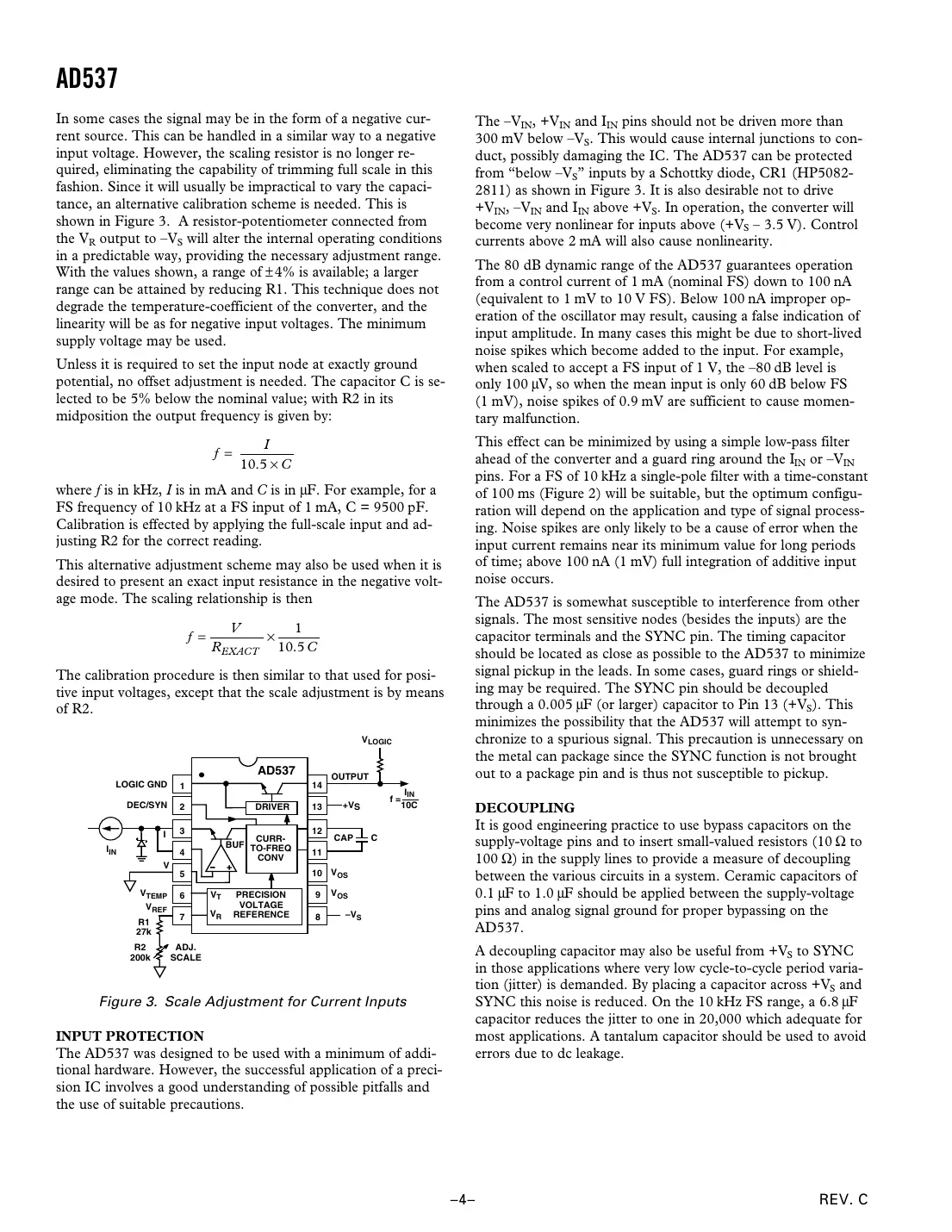 ad537 Datasheet Page 4