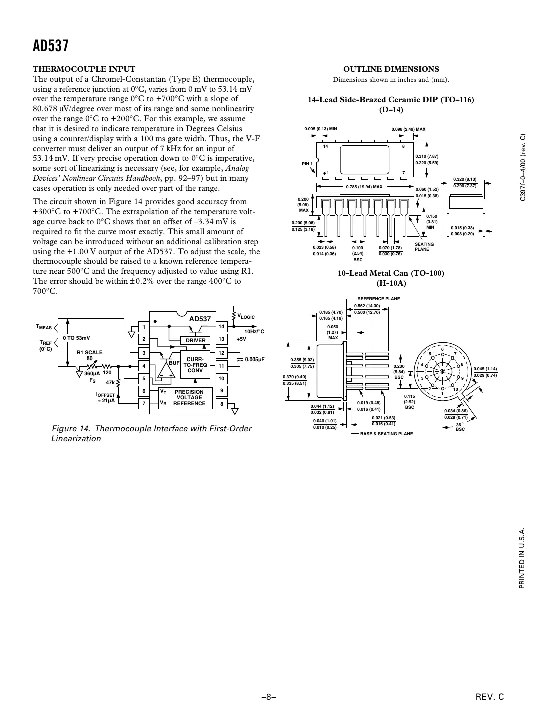 ad537 Datasheet Page 8