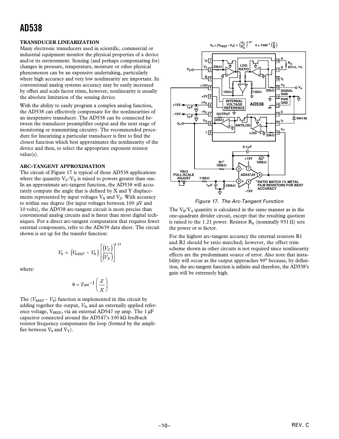 ad538 Datasheet Page 10