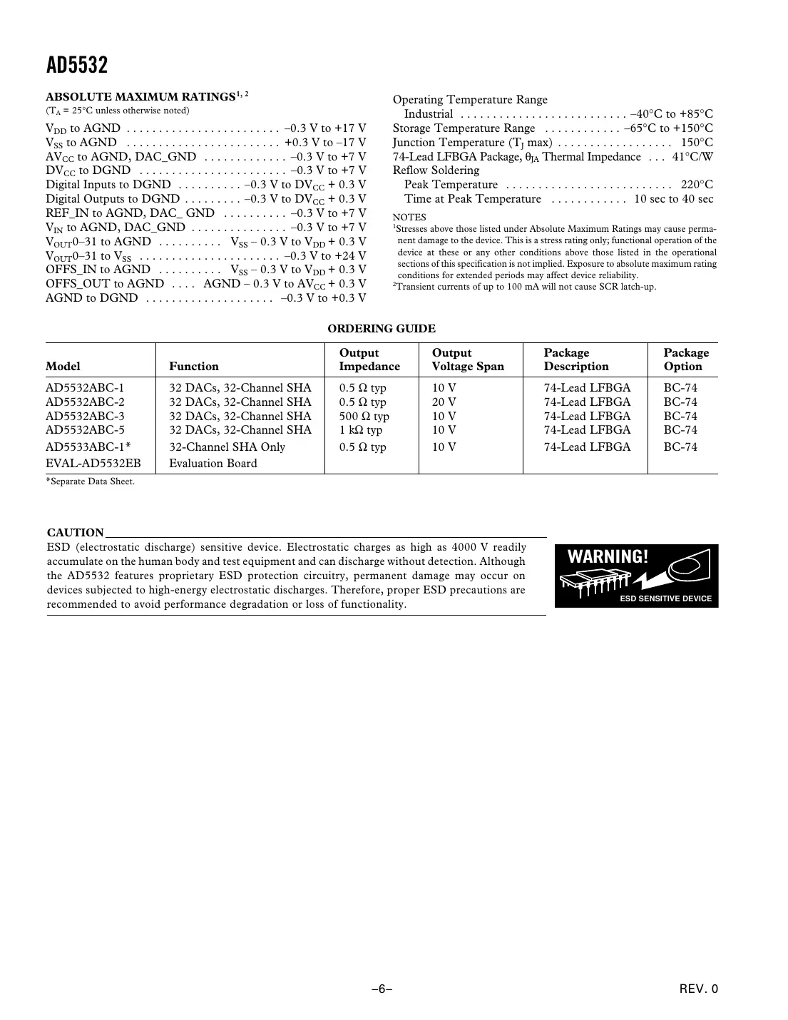 ad5532 Datasheet Page 6