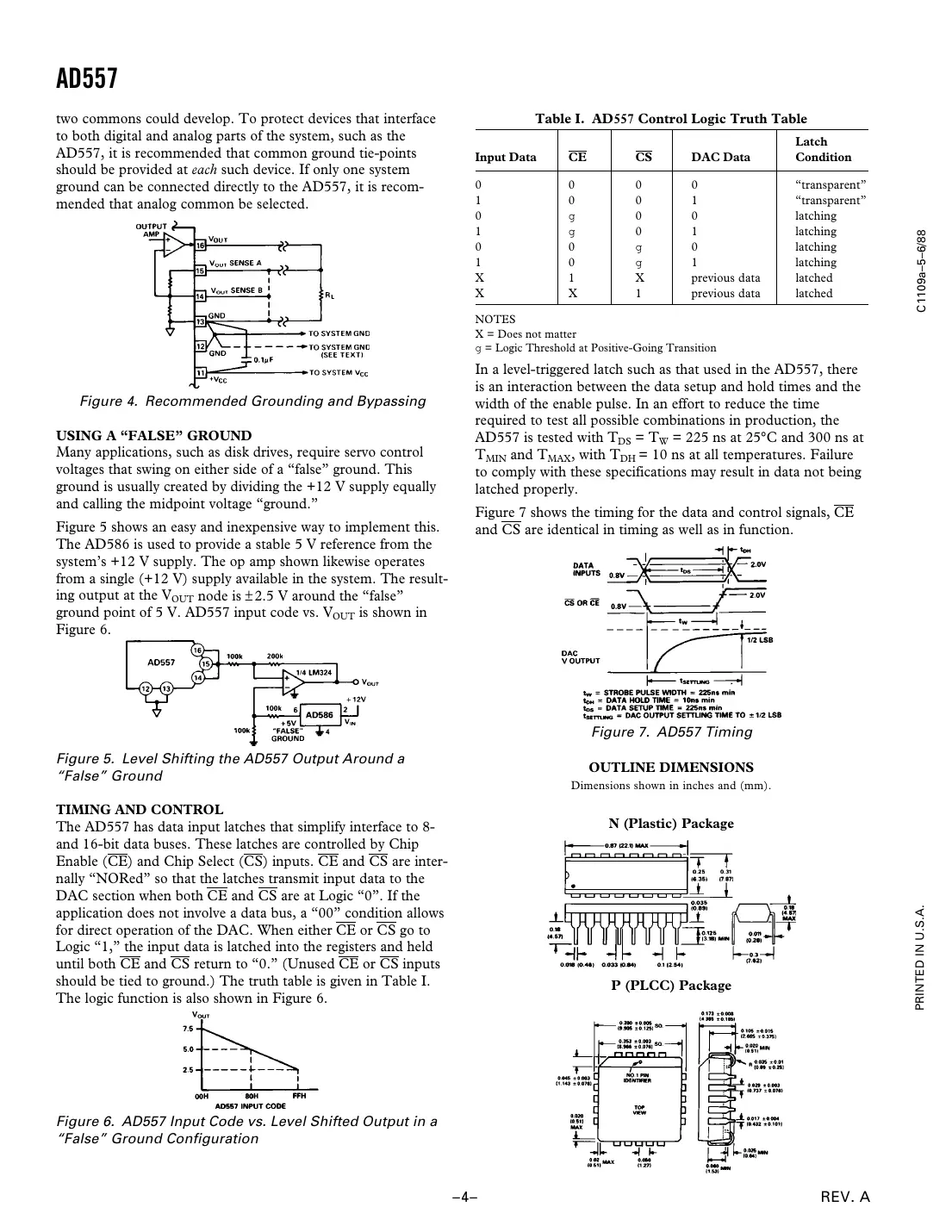 ad557 Datasheet Page 4