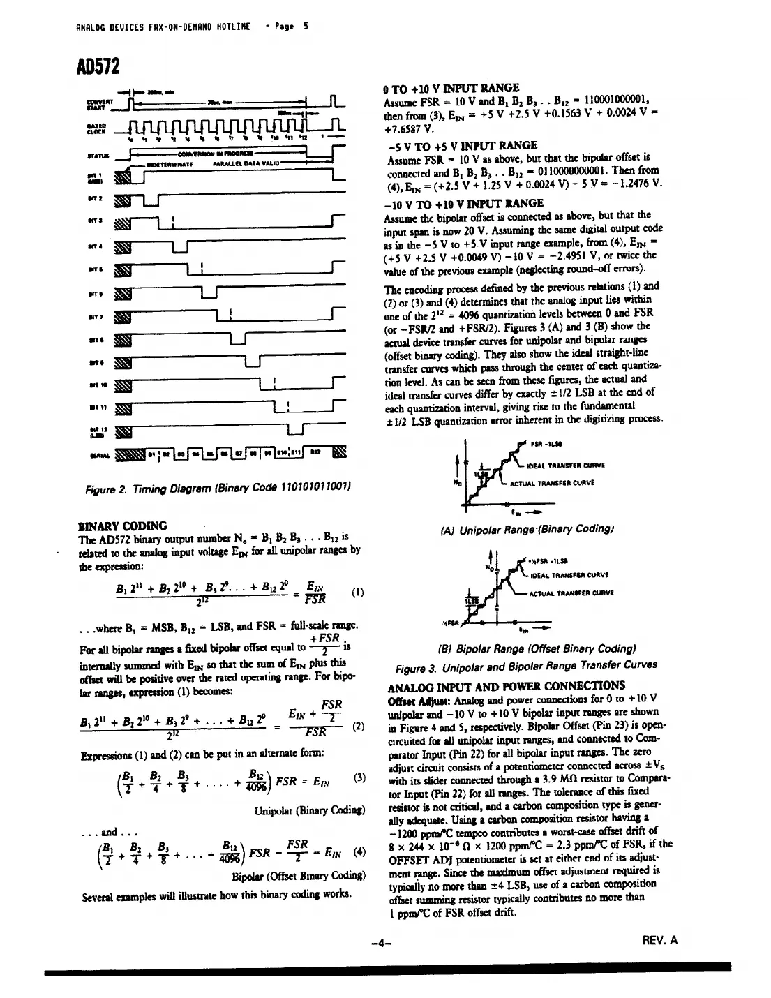 ad572 Datasheet Page 4