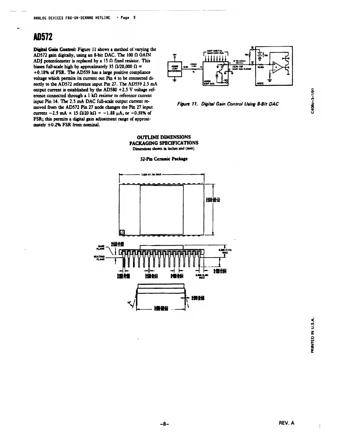 ad572 Datasheet Page 7