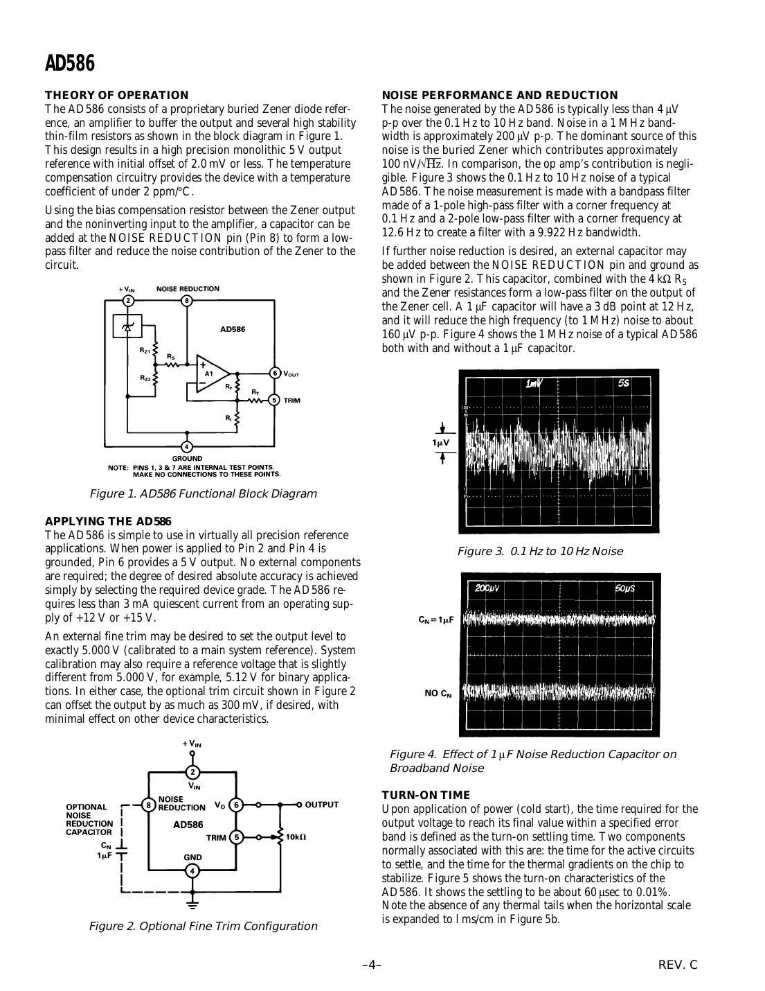 ad586 Datasheet Page 4