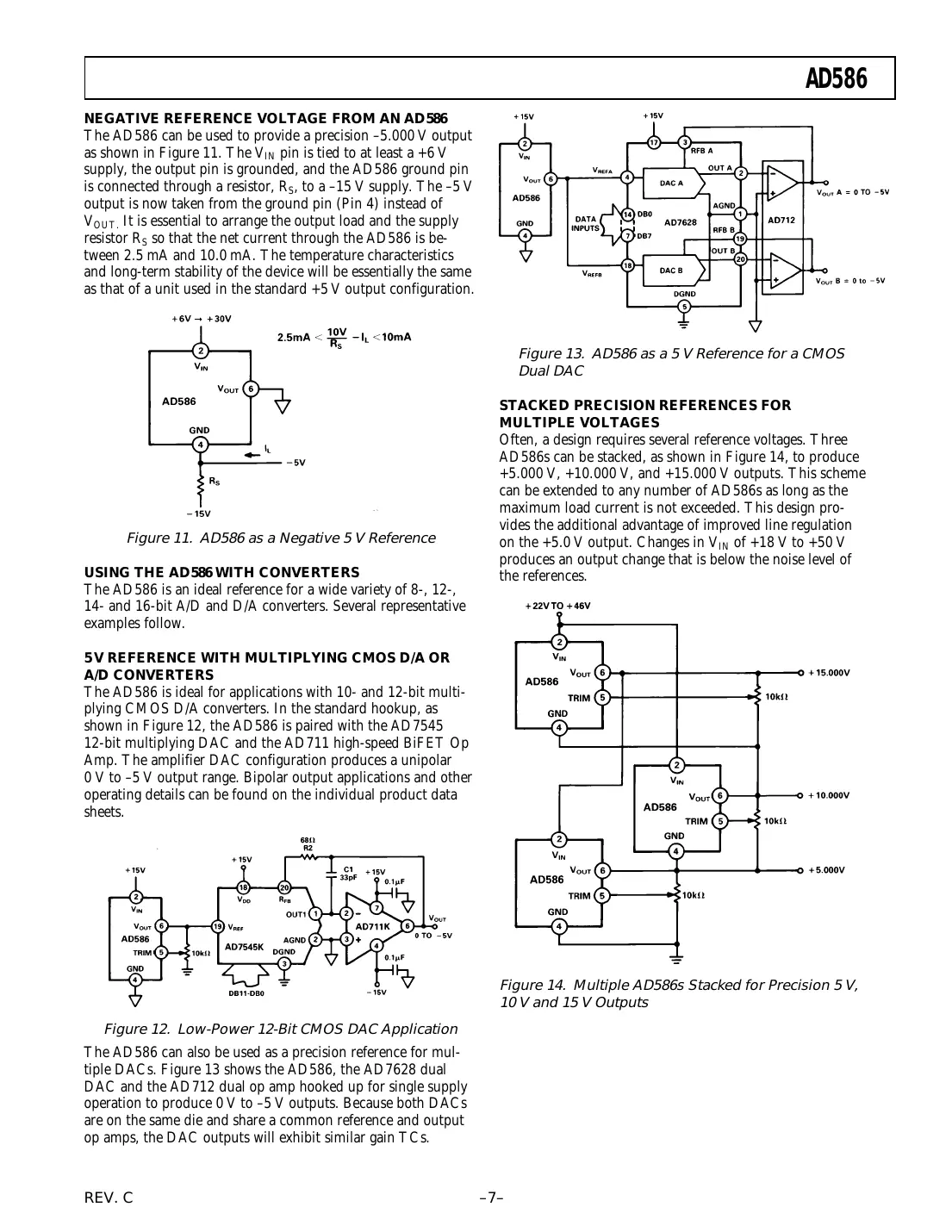 ad586 Datasheet Page 7