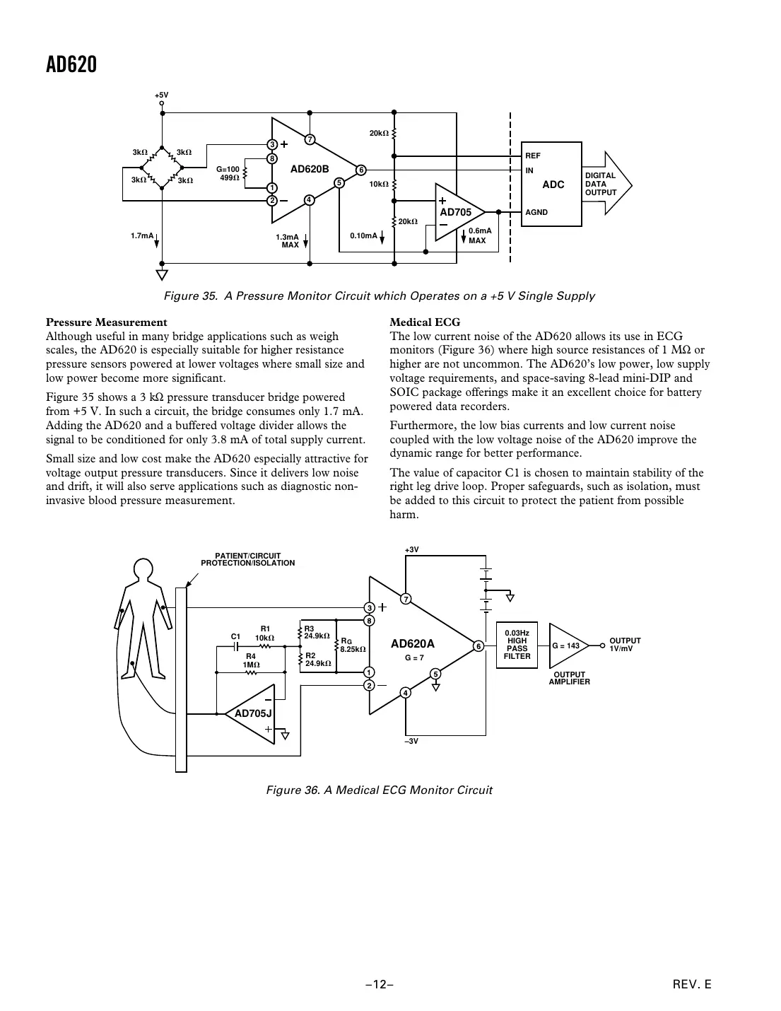ad620 Datasheet Page 12