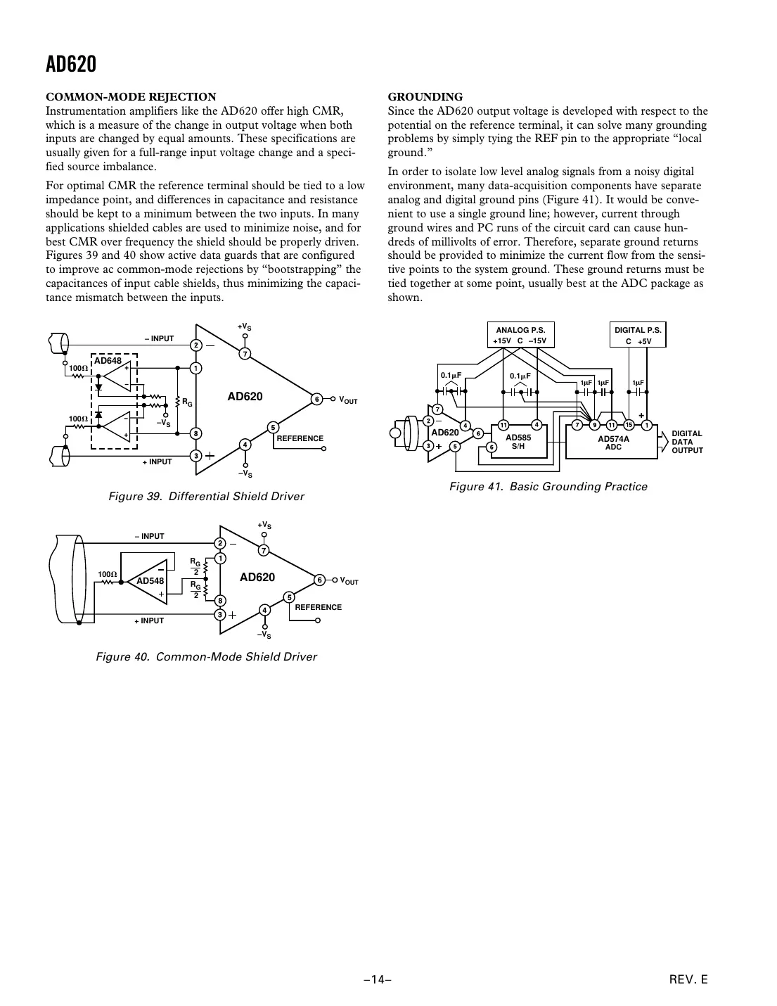 ad620 Datasheet Page 14