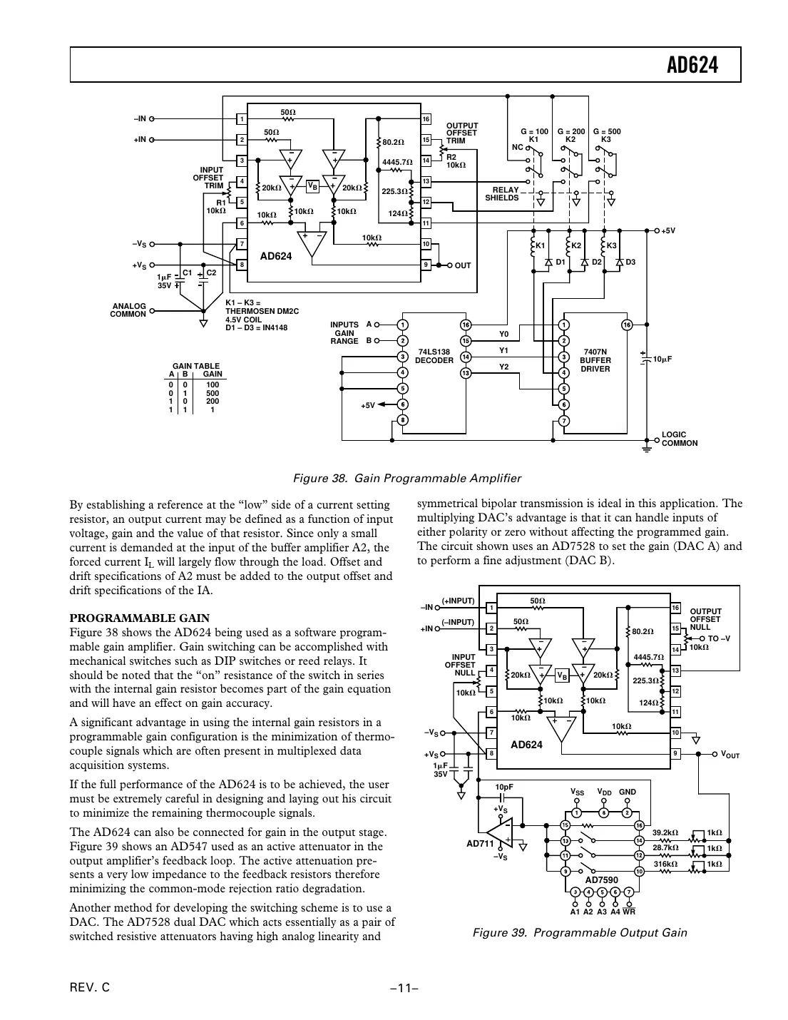ad624 Datasheet Page 11