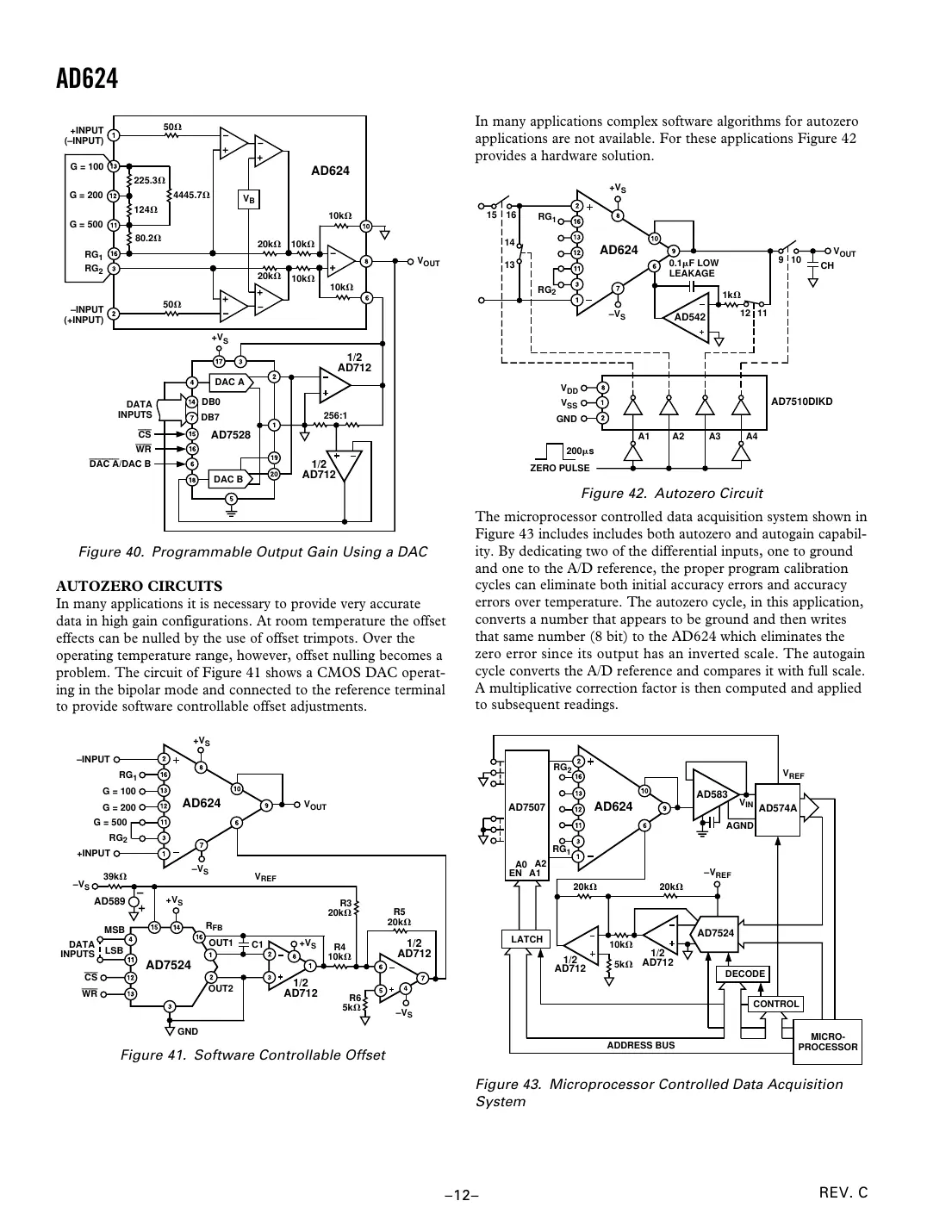 ad624 Datasheet Page 12