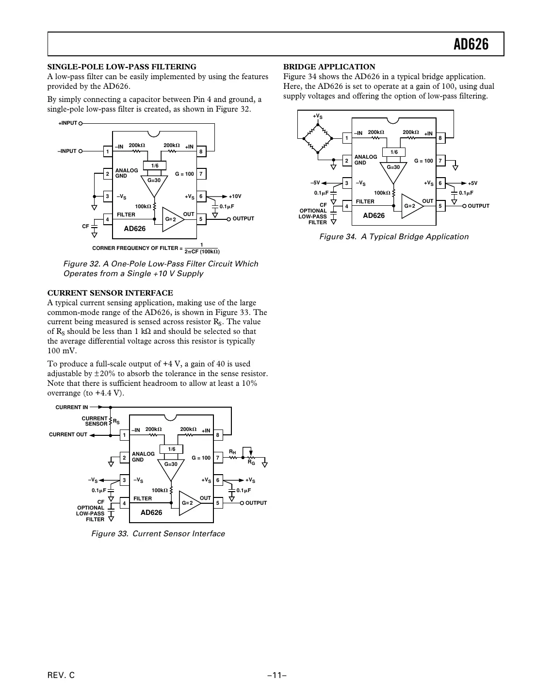 ad626 Datasheet Page 11