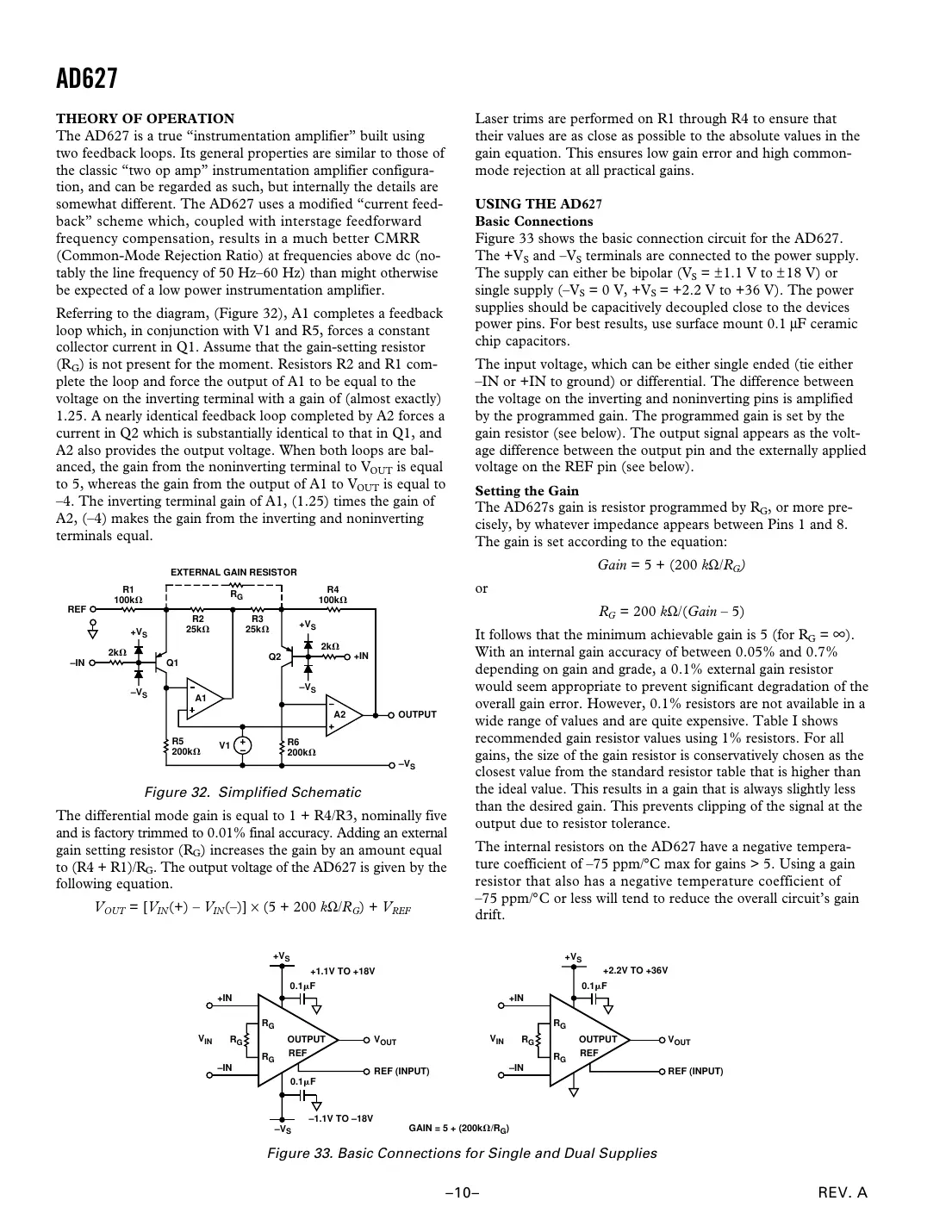 ad627 Datasheet Page 10