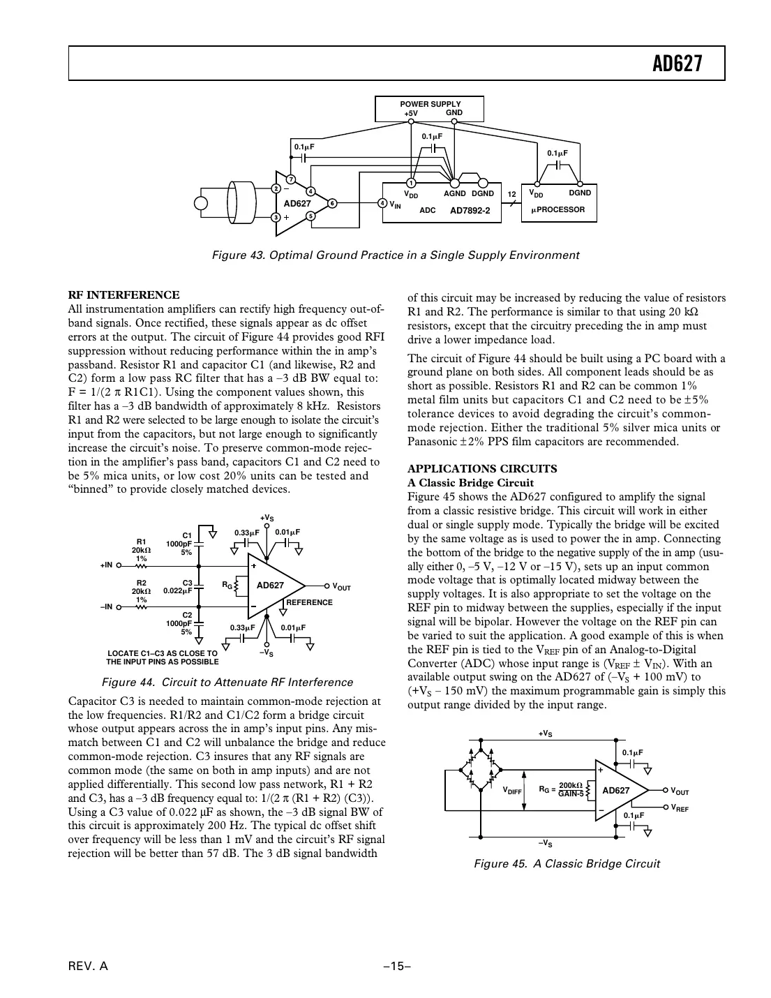 ad627 Datasheet Page 15
