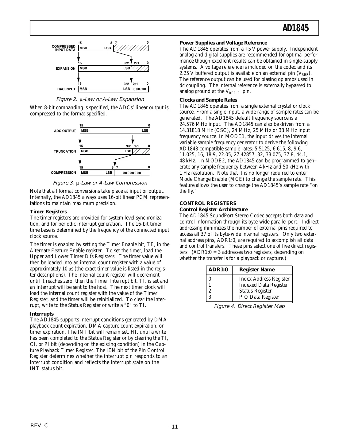 ad1845 Datasheet Page 11