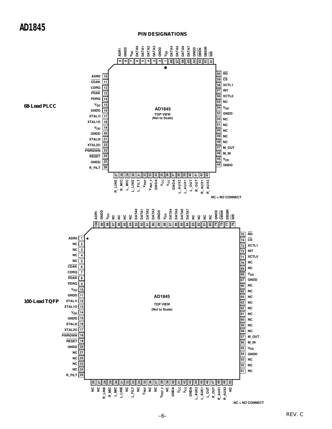 ad1845 Datasheet Page 6