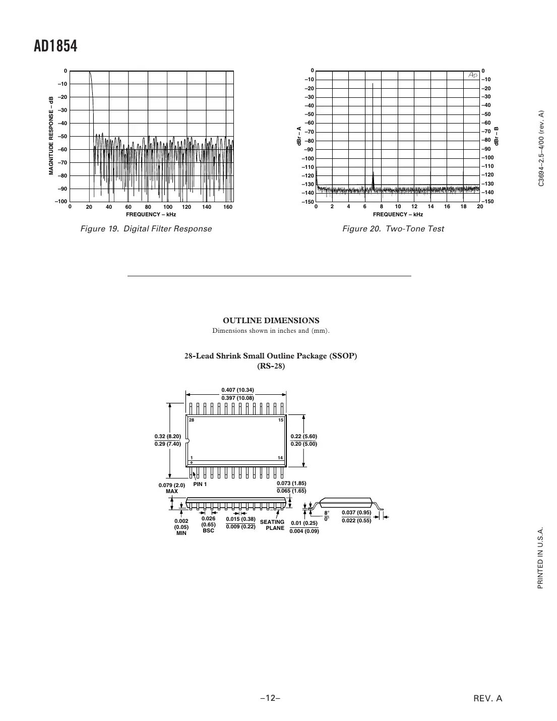 ad1854 Datasheet Page 12