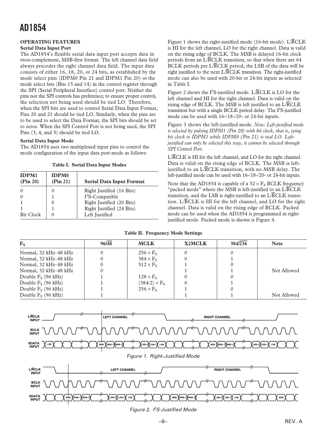 ad1854 Datasheet Page 6
