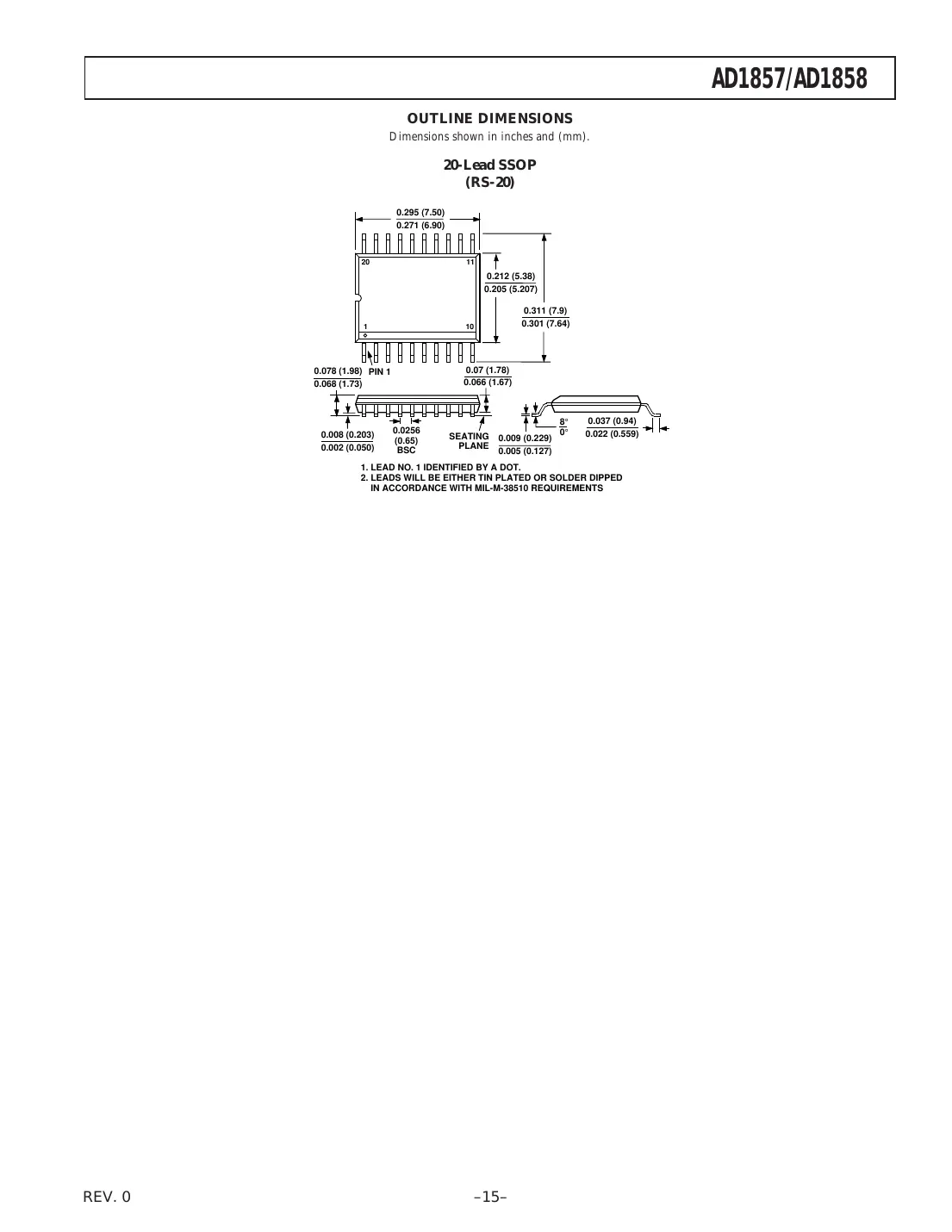ad1857 Datasheet Page 15